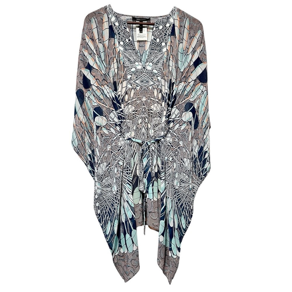BCBGMaxAzria Beachy Kaftan Dress XS | Boho Festival | Resortwear Coachella Vibe - Picture 2 of 9